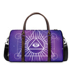 Galaxy Eye of Providence Print Duffle Bag