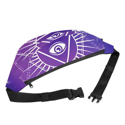 Galaxy Eye of Providence Print Fanny Pack
