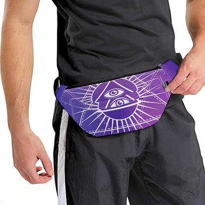 Galaxy Eye of Providence Print Fanny Pack