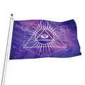 Galaxy Eye of Providence Print Flag