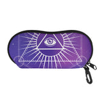 Galaxy Eye of Providence Print Glasses Case