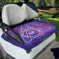 Galaxy Eye of Providence Print Golf Cart Seat Cover