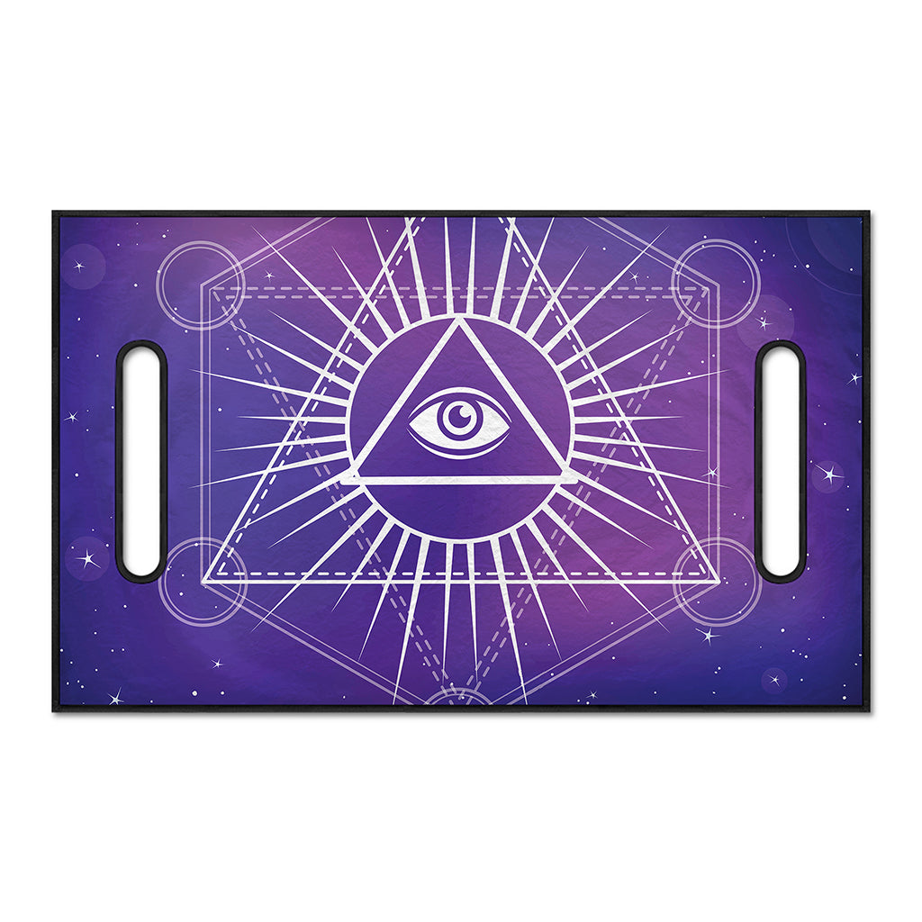 Galaxy Eye of Providence Print Golf Cart Seat Cover
