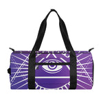 Galaxy Eye of Providence Print Gym Bag