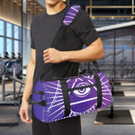 Galaxy Eye of Providence Print Gym Bag
