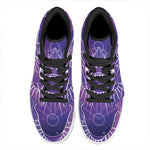 Galaxy Eye of Providence Print High Top Leather Sneakers