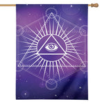 Galaxy Eye of Providence Print House Flag
