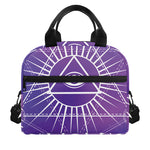 Galaxy Eye of Providence Print Insulated Lunch Bag
