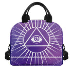 Galaxy Eye of Providence Print Insulated Lunch Bag