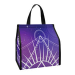Galaxy Eye of Providence Print Insulated Lunch Tote
