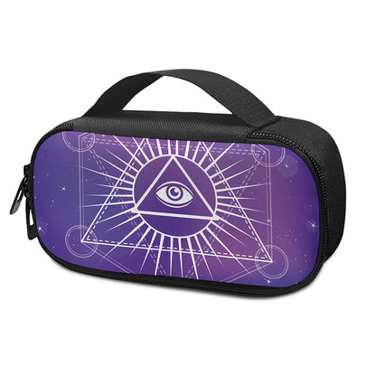 Galaxy Eye of Providence Print Insulin Cooler Travel Case