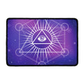 Galaxy Eye of Providence Print Kitchen Mat