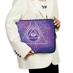 Galaxy Eye of Providence Print Laptop Sleeve