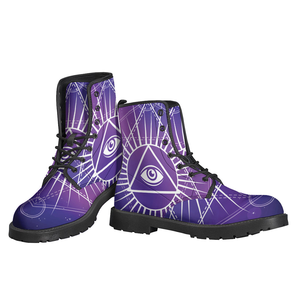 Galaxy Eye of Providence Print Backpack