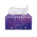 Galaxy Eye of Providence Print Leather Tissue Box Cover