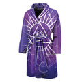 Galaxy Eye of Providence Print Men's Bathrobe