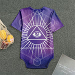 Galaxy Eye of Providence Print Men's Bodysuit
