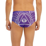 Galaxy Eye of Providence Print Men's Briefs