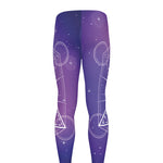 Galaxy Eye of Providence Print Men's leggings