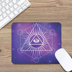 Galaxy Eye of Providence Print Mouse Pad