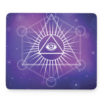 Galaxy Eye of Providence Print Mouse Pad