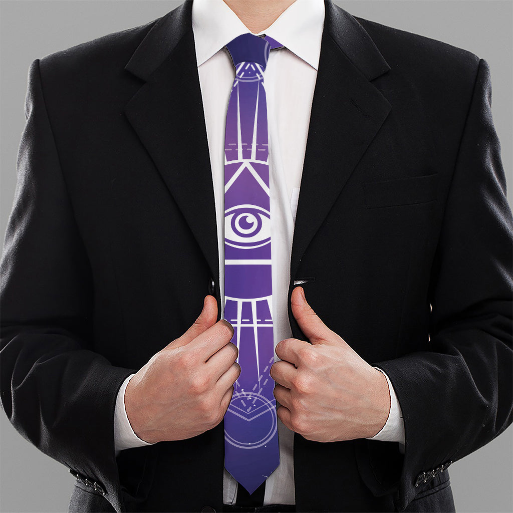 Galaxy Eye of Providence Print Necktie