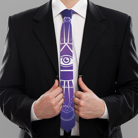 Galaxy Eye of Providence Print Necktie