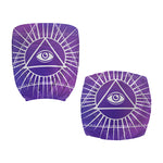 Galaxy Eye of Providence Print Office Chair Cover