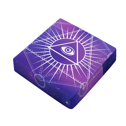 Galaxy Eye of Providence Print Outdoor Seat Cushion Cover