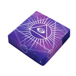 Galaxy Eye of Providence Print Outdoor Seat Cushion Cover