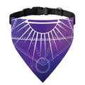 Galaxy Eye of Providence Print Over The Collar Dog Bandana