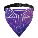 Galaxy Eye of Providence Print Over The Collar Dog Bandana
