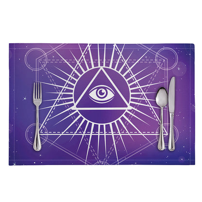 Galaxy Eye of Providence Print Placemat