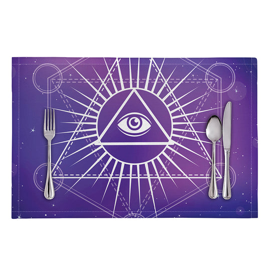 Galaxy Eye of Providence Print Placemat