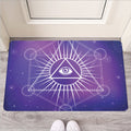 Galaxy Eye of Providence Print Rubber Doormat