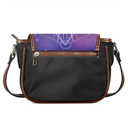 Galaxy Eye of Providence Print Saddle Bag