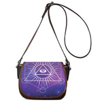 Galaxy Eye of Providence Print Saddle Bag