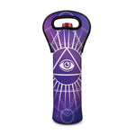 Galaxy Eye of Providence Print Single Neoprene Wine Tote