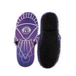 Galaxy Eye of Providence Print Slippers