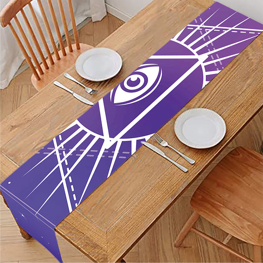 Galaxy Eye of Providence Print Table Runner