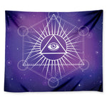 Galaxy Eye of Providence Print Tapestry