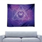 Galaxy Eye of Providence Print Tapestry