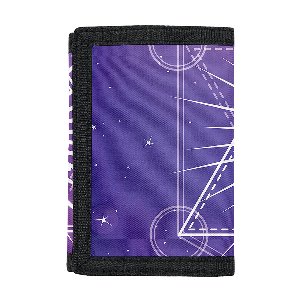 Galaxy Eye of Providence Print Trifold Wallet
