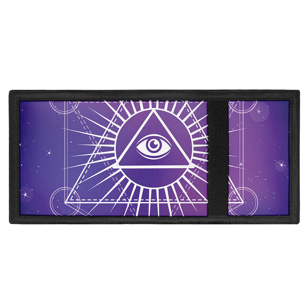 Galaxy Eye of Providence Print Trifold Wallet
