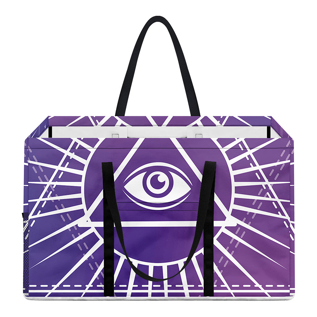 Galaxy Eye of Providence Print Utility Tote Bag
