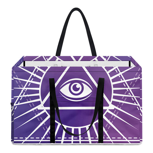 Galaxy Eye of Providence Print Utility Tote Bag