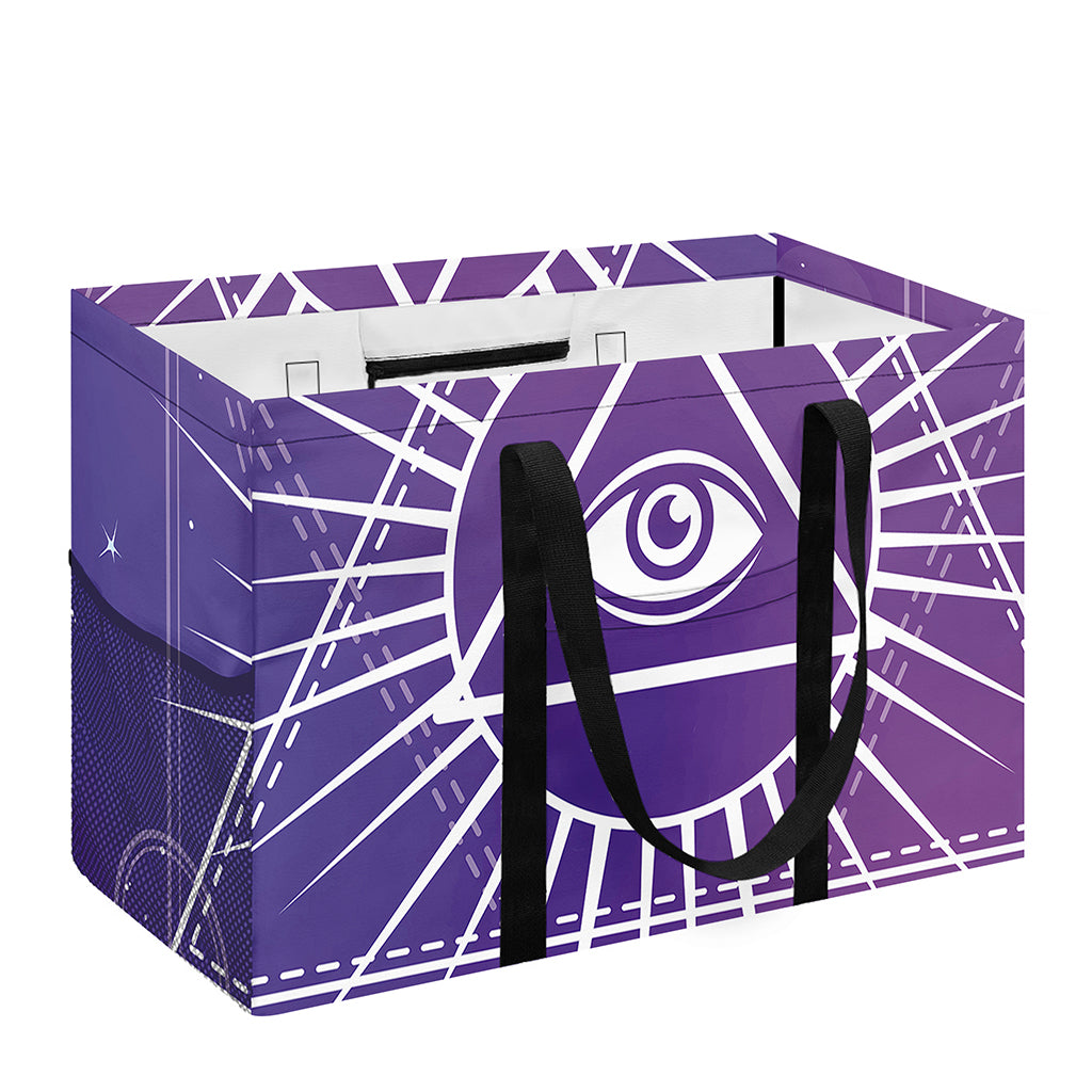Galaxy Eye of Providence Print Utility Tote Bag