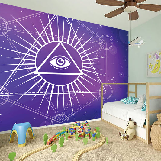 Galaxy Eye of Providence Print Wall Sticker