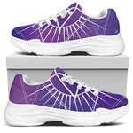 Galaxy Eye of Providence Print White Chunky Shoes