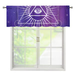 Galaxy Eye of Providence Print Window Valance